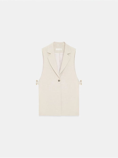 Gilet da donna tinta unita con collo a scialle dilvin - Kiabi Gilet da donna tinta unita con collo a scialle dilvin - Kiabi
