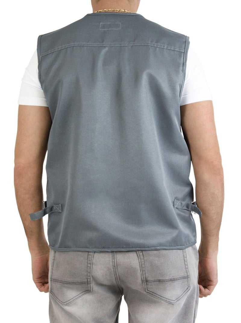 Gilet da pesca Kebello Grigio - Kiabi