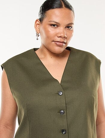 Gilet da tailleur senza maniche