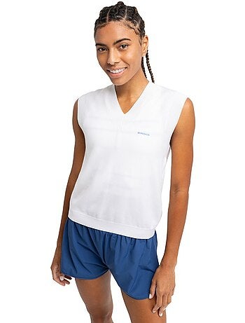Gilet da tennis in maglia donna tennis donna smash