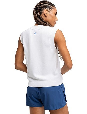 Gilet da tennis in maglia donna tennis donna smash