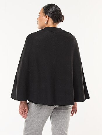 Gilet effetto 2 in 1 mantella
