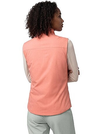 Gilet escursionismo ultraleggero e isolante donna donna ararat-w coral