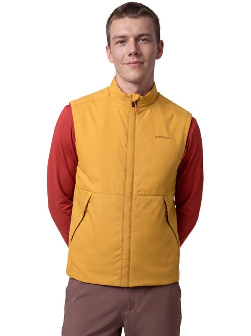 Gilet escursionismo ultraleggero e isolante uomo uomo ararat mustard - Kiabi