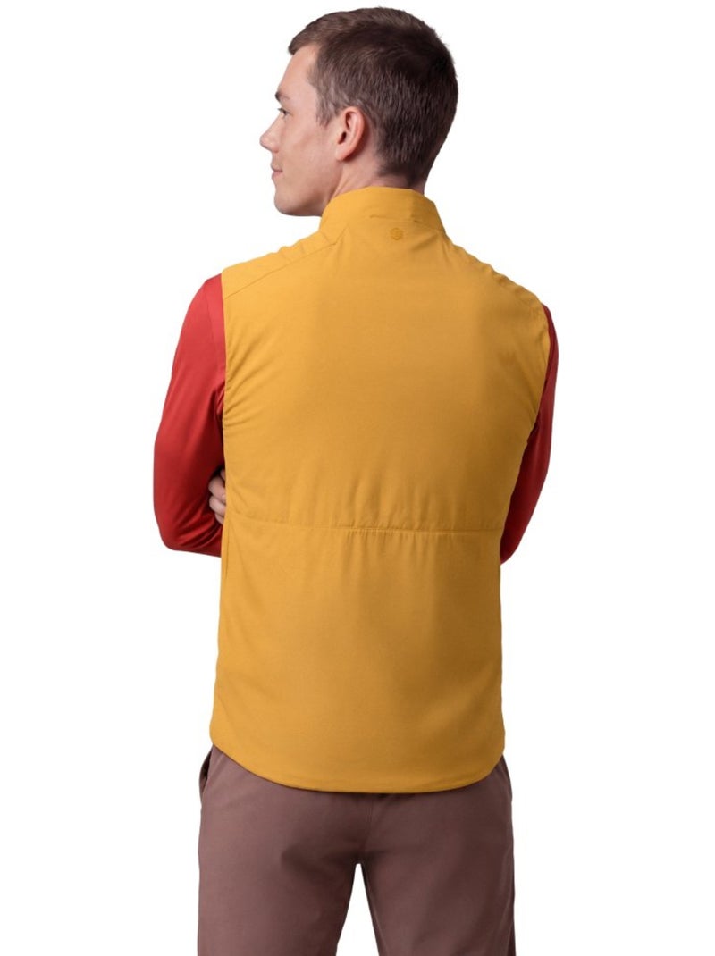Gilet escursionismo ultraleggero e isolante uomo uomo ararat mustard Giallo - Kiabi