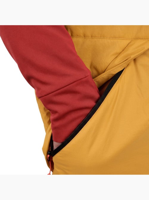 Gilet escursionismo ultraleggero e isolante uomo uomo ararat mustard - Kiabi