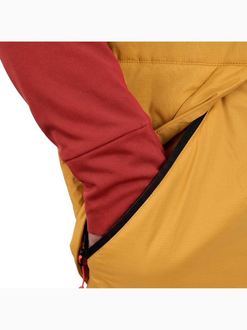 Gilet escursionismo ultraleggero e isolante uomo uomo ararat mustard Giallo - Kiabi