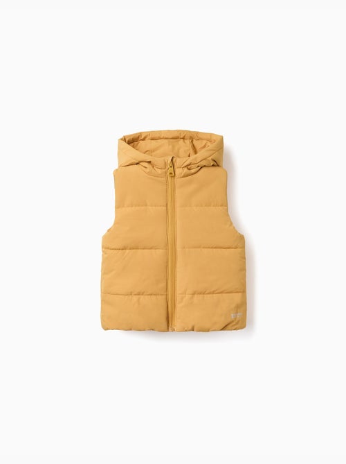 Gilet imbottito con cappuccio e cerniera frontale - Kiabi Gilet imbottito con cappuccio e cerniera frontale - Kiabi