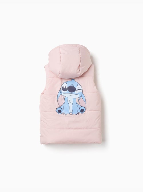 Gilet imbottito con cappuccio e stampe stitch - Kiabi Gilet imbottito con cappuccio e stampe stitch - Kiabi