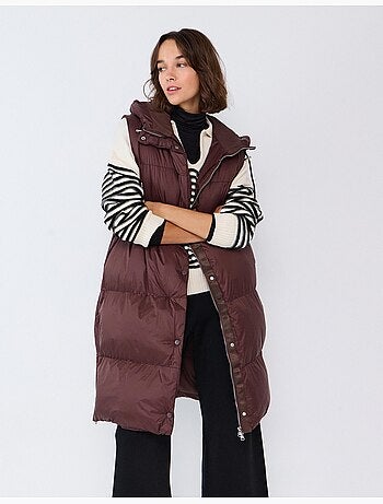 Gilet imbottito con cappuccio, mo fashion