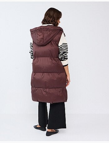 Gilet imbottito con cappuccio, mo fashion
