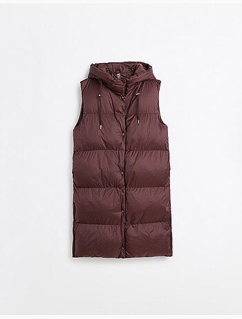 Gilet imbottito con cappuccio, mo fashion