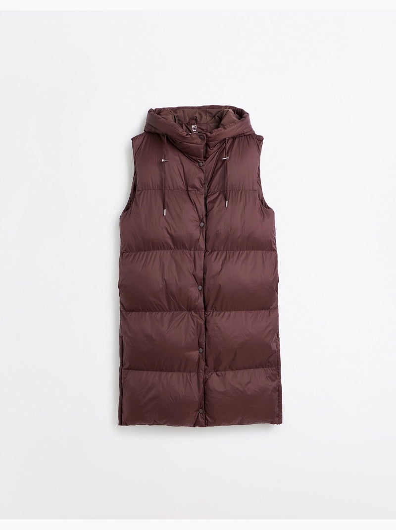 Gilet imbottito con cappuccio, mo fashion Marrone - Kiabi