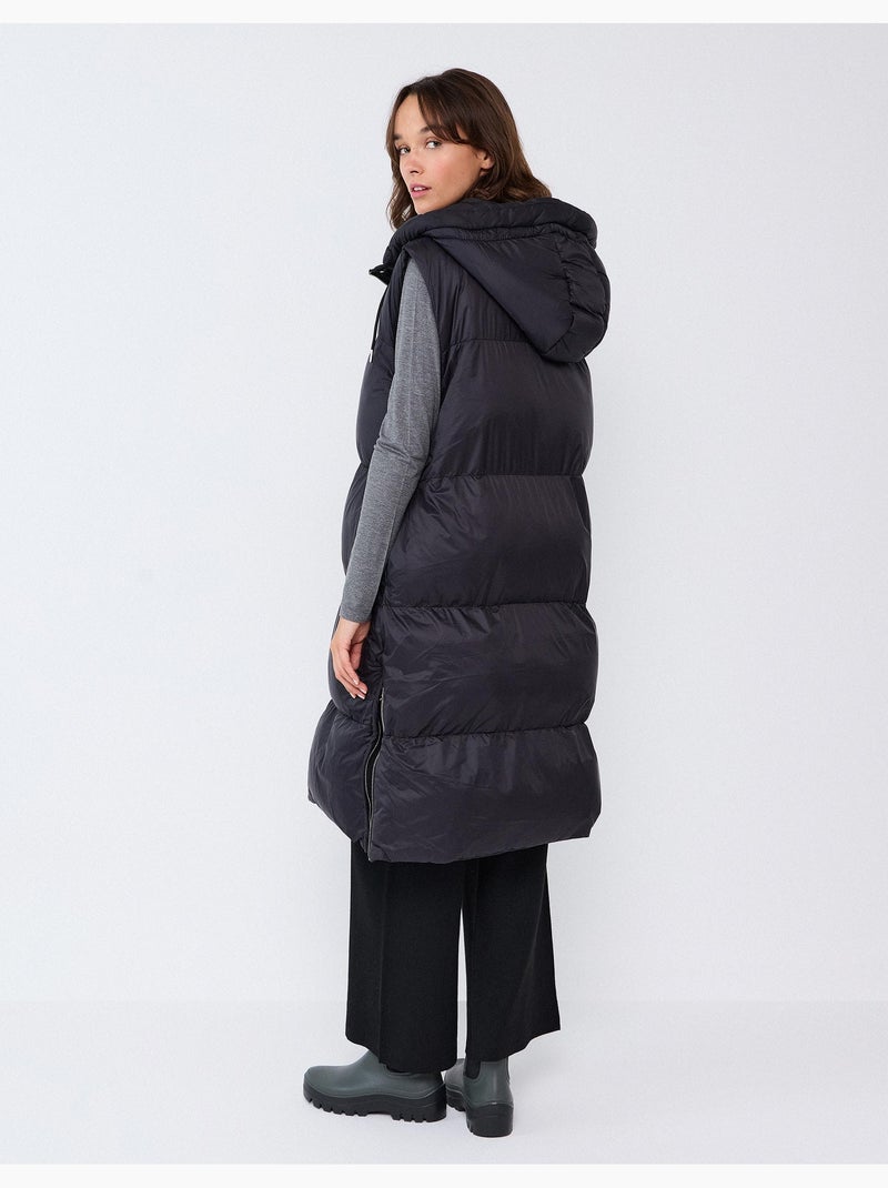 Gilet imbottito con cappuccio, mo fashion Nero - Kiabi