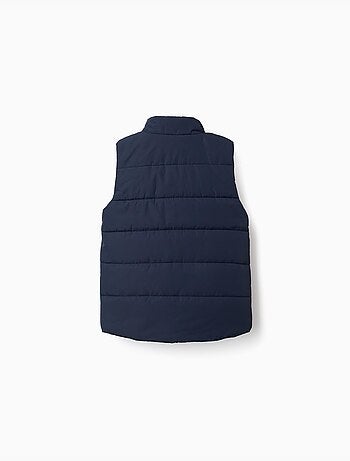 Gilet imbottito con fodera in pile e tasche