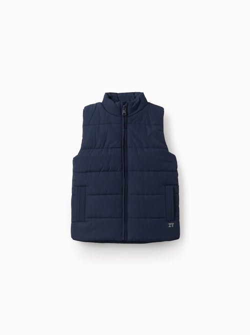 Gilet imbottito con fodera in pile e tasche - Kiabi