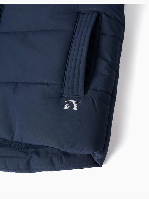 Gilet imbottito con fodera in pile e tasche - Kiabi