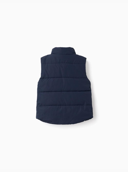 Gilet imbottito con fodera in pile e tasche laterali - Kiabi