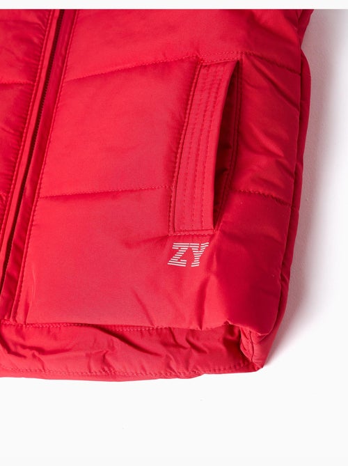 Gilet imbottito con fodera in pile e tasche laterali - Kiabi
