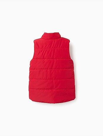 Gilet imbottito con fodera in pile e tasche