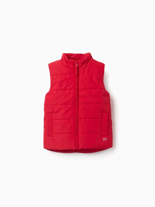 Gilet imbottito con fodera in pile e tasche - Kiabi