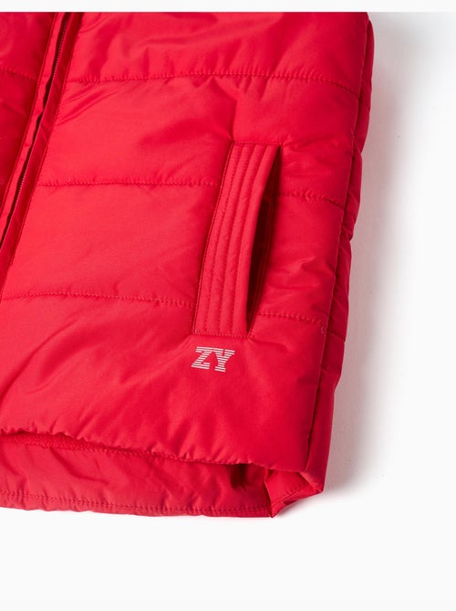 Gilet imbottito con fodera in pile e tasche - Kiabi