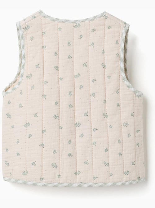 Gilet imbottito in cotone con motivo - Kiabi Gilet imbottito in cotone con motivo - Kiabi
