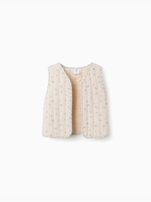 Gilet imbottito in cotone con motivo - Kiabi Gilet imbottito in cotone con motivo - Kiabi
