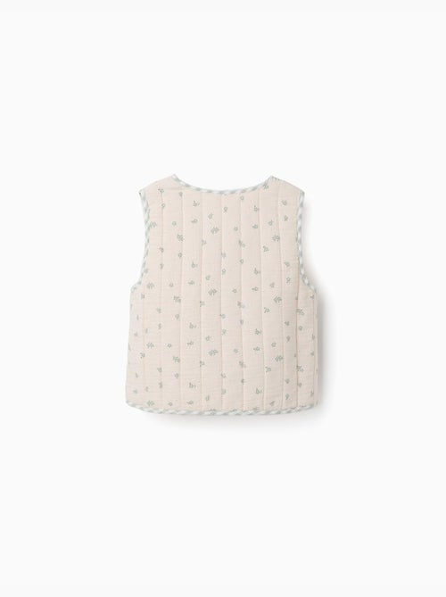 Gilet imbottito in cotone con motivo - Kiabi Gilet imbottito in cotone con motivo - Kiabi