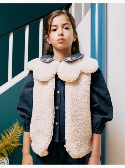 Gilet imbottito in sherpa con maxi colletto - Kiabi Gilet imbottito in sherpa con maxi colletto - Kiabi