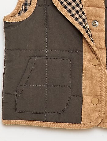 Gilet imbottito senza maniche