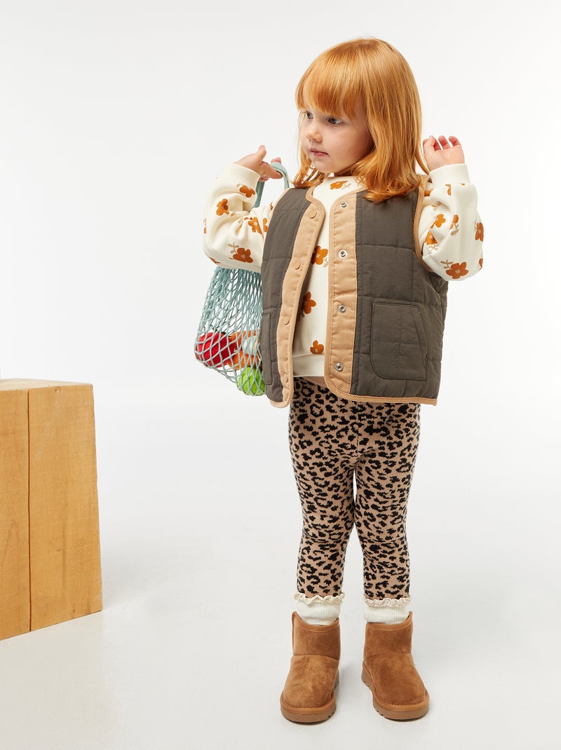 Gilet imbottito senza maniche Nero - Kiabi