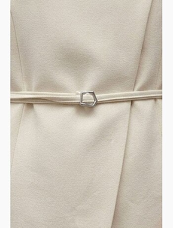 Gilet in crêpe con cintura my fashion