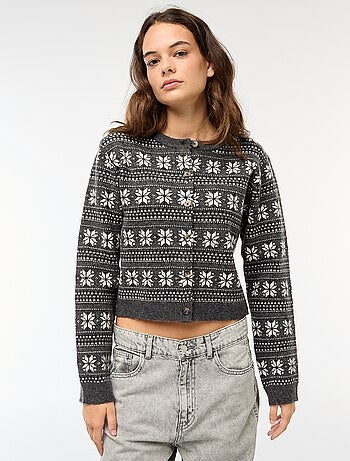 Gilet in jacquard
