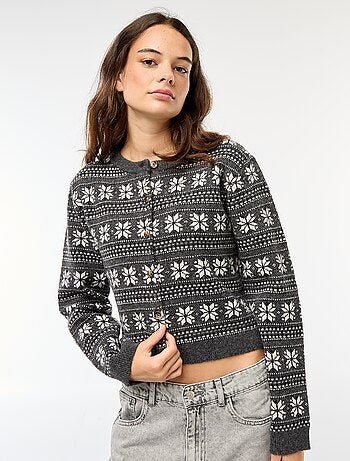 Gilet in jacquard