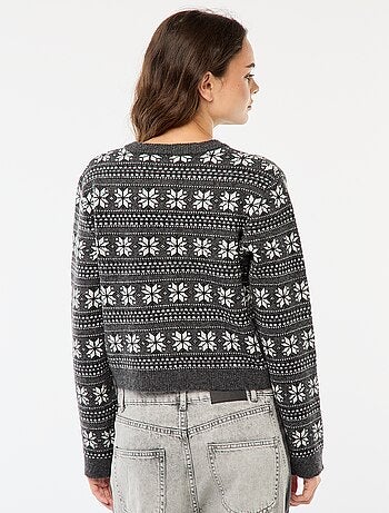 Gilet in jacquard