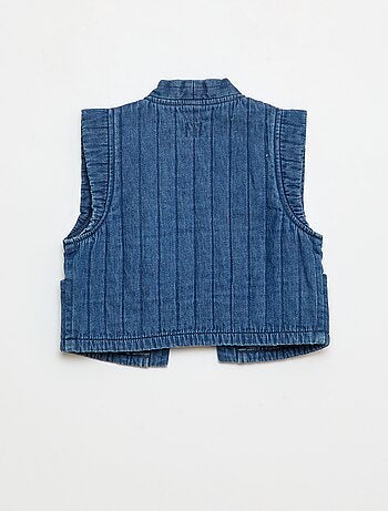Gilet in jeans senza maniche
