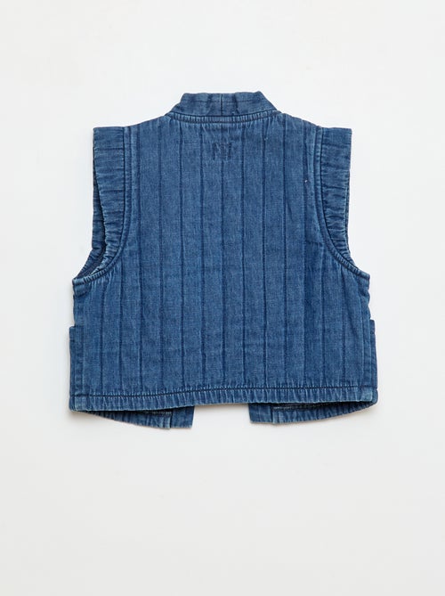 Gilet in jeans senza maniche - Kiabi