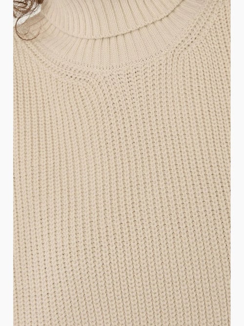 Gilet in maglia a collo alto relaxed fit hiccup - Kiabi Gilet in maglia a collo alto relaxed fit hiccup - Kiabi