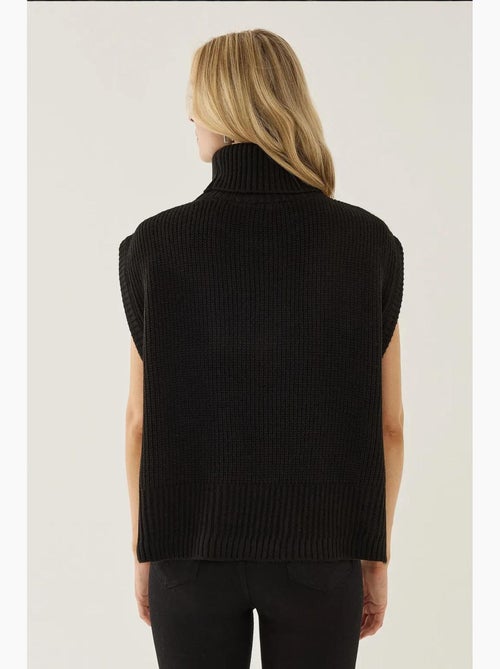 Gilet in maglia a collo alto relaxed fit hiccup - Kiabi Gilet in maglia a collo alto relaxed fit hiccup - Kiabi