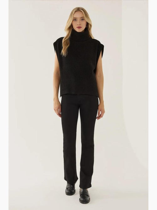 Gilet in maglia a collo alto relaxed fit hiccup - Kiabi Gilet in maglia a collo alto relaxed fit hiccup - Kiabi