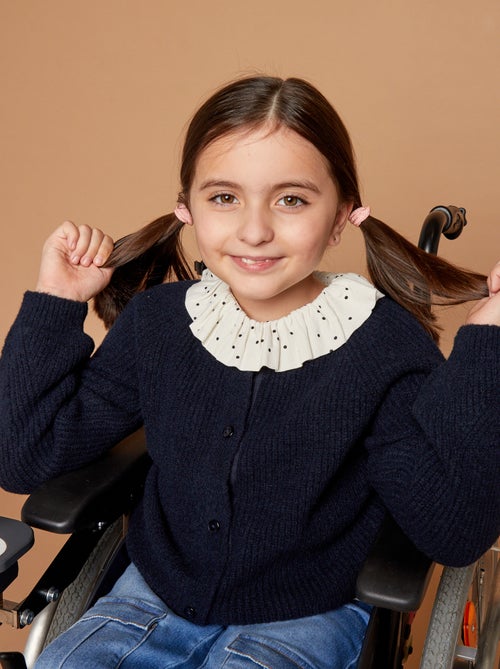 Gilet in maglia a costine - collezione facile da mettere - Kiabi