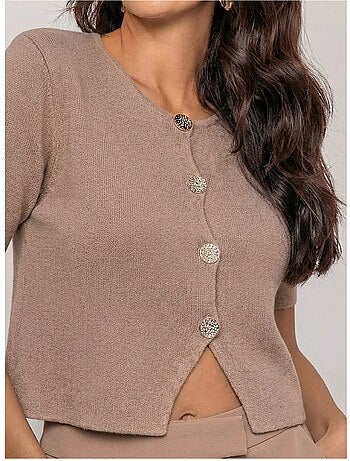 Gilet in maglia a maniche corte KODALIE