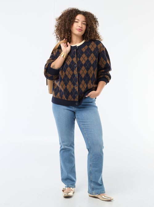 Gilet in maglia a punto grosso - Kiabi