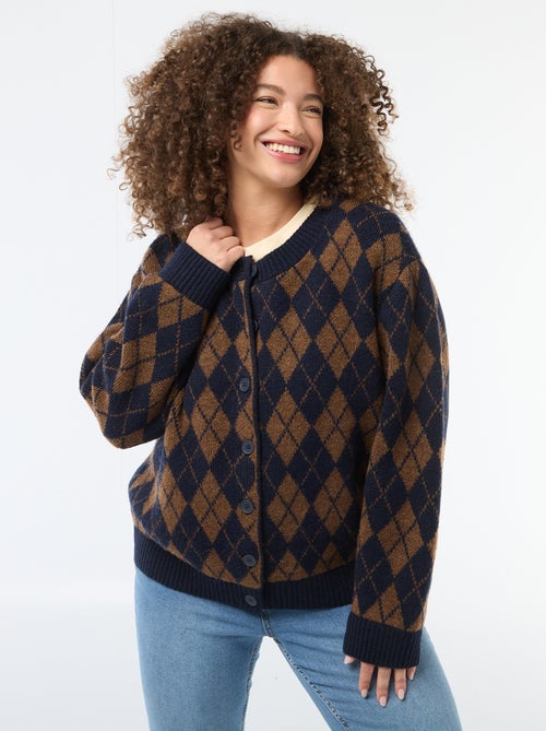 Gilet in maglia a punto grosso - Kiabi