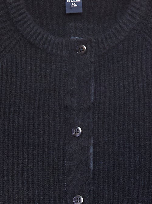 Gilet in maglia a punto grosso con apertura magnetica - So Easy - Kiabi