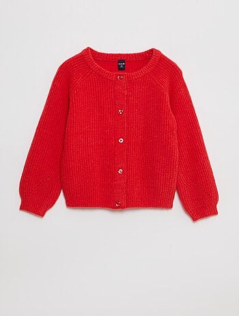 Gilet in maglia a punto grosso con apertura magnetica - So Easy