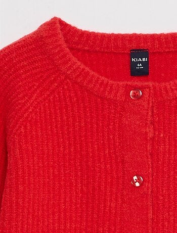 Gilet in maglia a punto grosso con apertura magnetica - So Easy