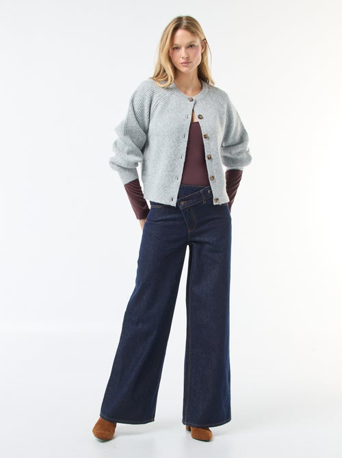 Gilet in maglia a punto grosso - Kiabi