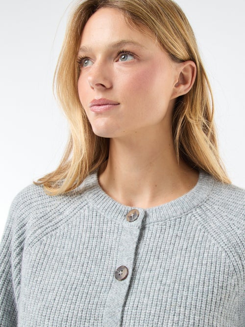 Gilet in maglia a punto grosso - Kiabi